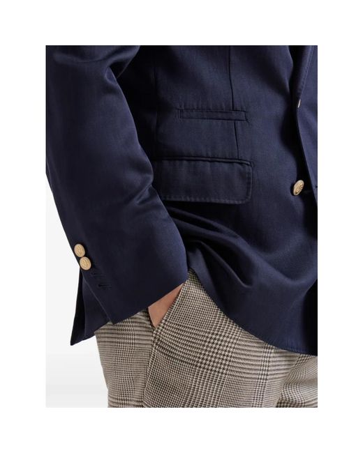 Brunello Cucinelli Blue Blazers for men