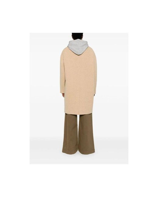 Isabel Marant Natural Beiger wollmix herringbone tel isabel marant étoile