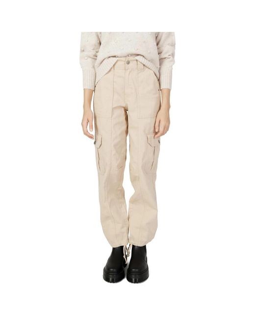 ONLY Cargo Broek in het Natural