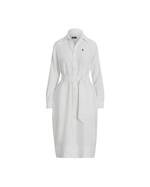 Polo Ralph Lauren White Shirt Dresses