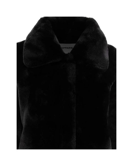Apparis Faux Fur & Shearling Jackets in het Black