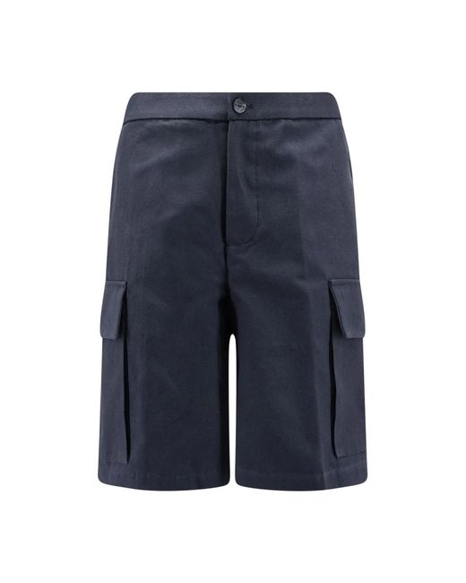 Hevò Blue Casual Shorts for men