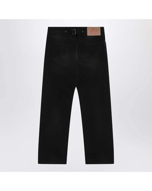 Prada Black Straight Jeans for men