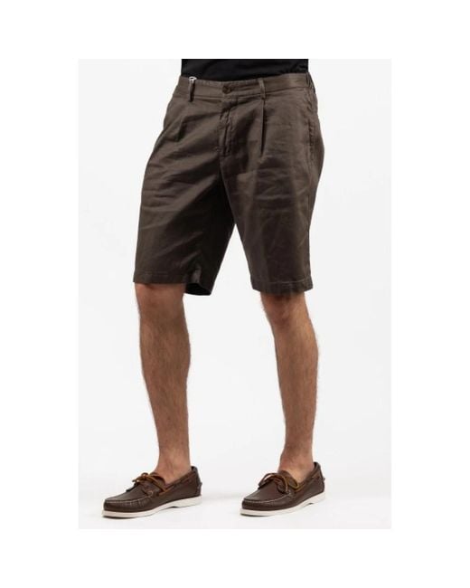 hindustrie Black Casual Shorts for men