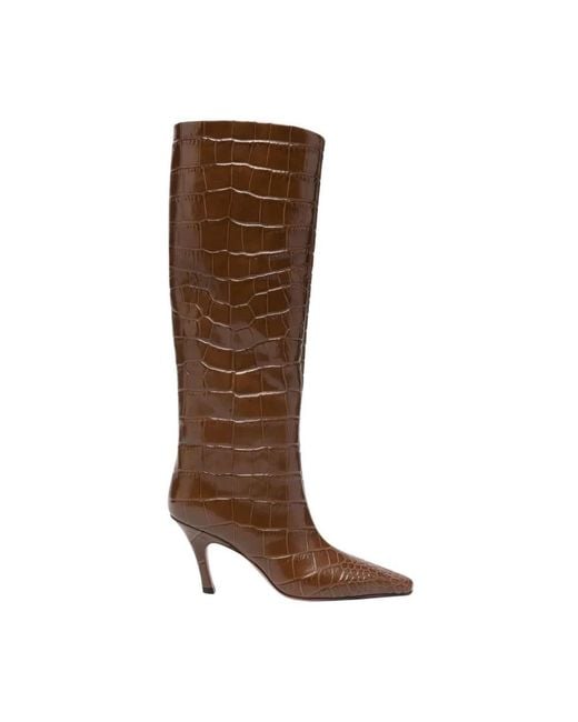 AMINA MUADDI Brown Heeled Boots