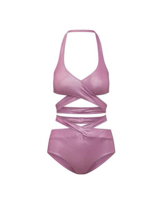 ALESSANDRO VIGILANTE Purple Bikinis