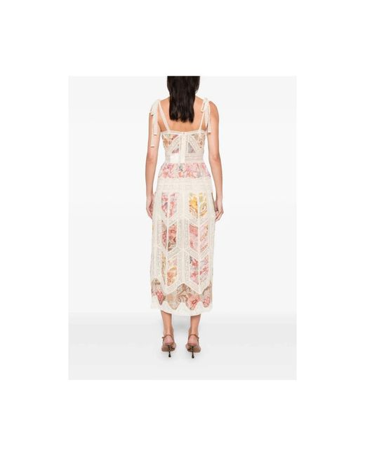 Zimmermann Kleedjes ,Veelkleurig ,Dress in het Pink