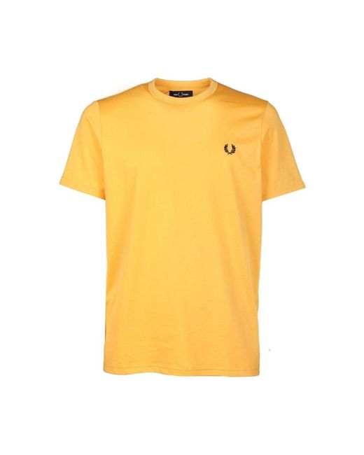 T-shirts Fred Perry pour homme en coloris Yellow