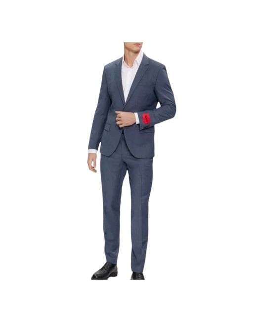 HUGO Kostuums ,Blauw ,Single Breasted Suit Set in het Blue voor heren