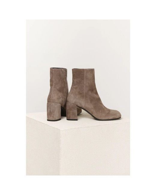Guglielmo Rotta Brown Wildleder Blockabsatz Stiefel