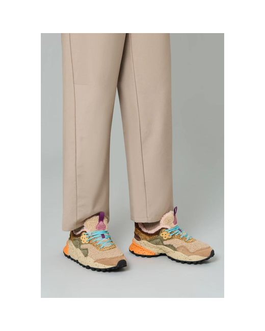 Flower Mountain Metallic Sneakers