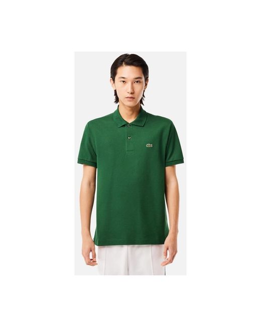 Lacoste Tops ,Groen ,Katoen Klassieke Piqué Polo in het Green voor heren