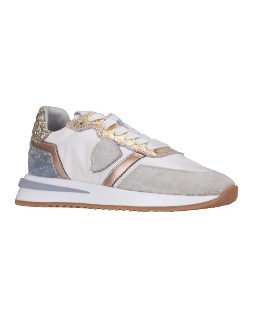 Philippe Model Sneakers in het White