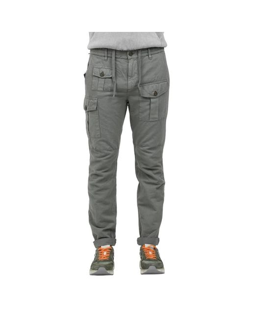 Slim-Fit Trousers di Mason's in Gray da Uomo