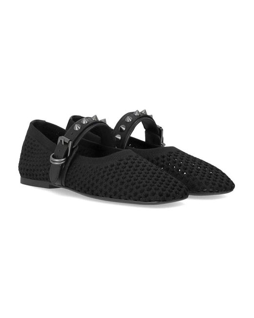 Ash Black Bijoux Ballet Flat