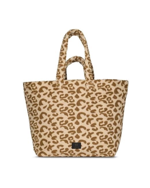 Codello Metallic Animal print shopper