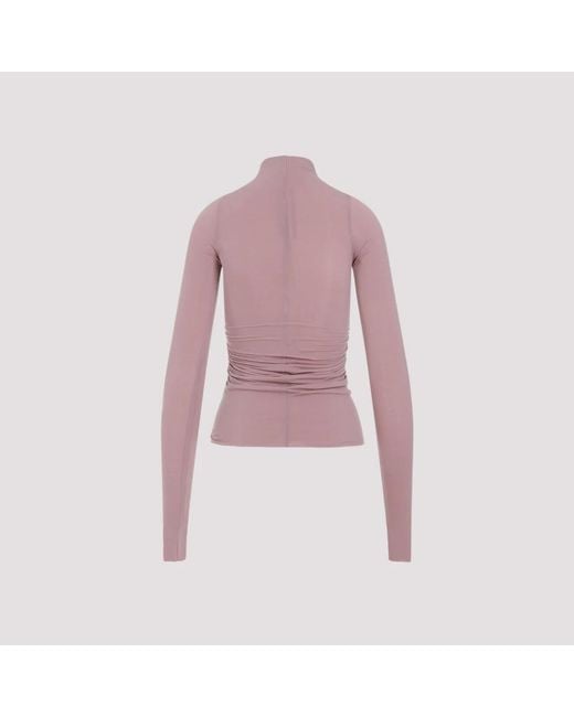 Rick Owens Pink Long Sleeve T-Shirts