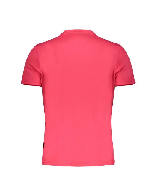 Napapijri Pink T-Shirts for men