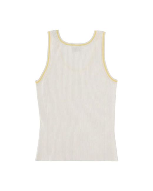 KENZO White Sleeveless Tops