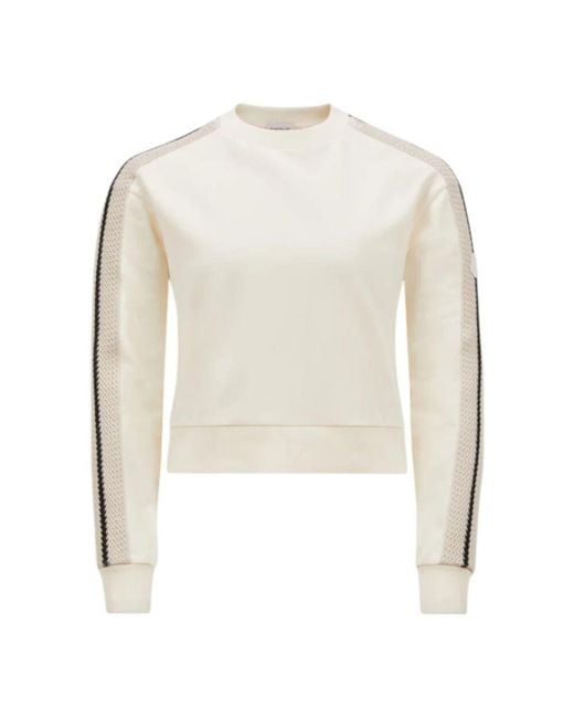 Moncler White Sweatshirts