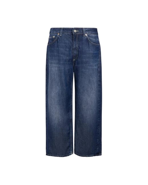Dondup Blue Straight Fit Jeans