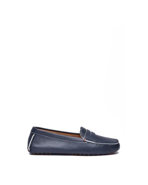 Santoni Blue Loafers