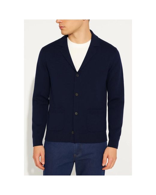 Paolo Pecora Cardigan Jacke in Blue für Herren