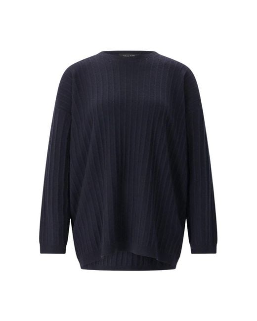 Fabiana Filippi Blue Round-Neck Knitwear