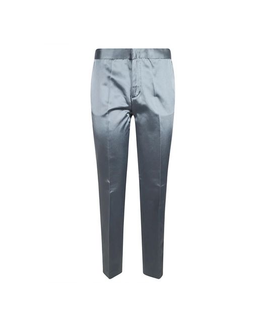 Fabiana Filippi Blue Slim-Fit Trousers