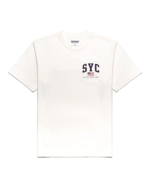 T-Shirts Sebago pour homme en coloris White