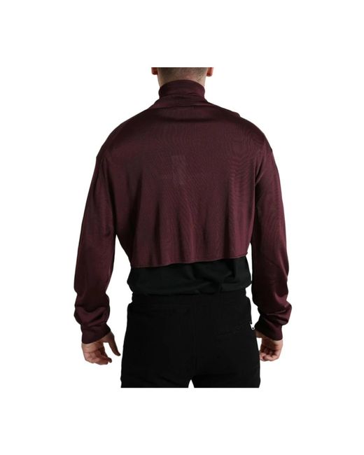 Dolce & Gabbana Turtlenecks in het Purple voor heren