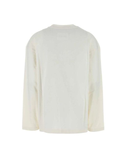 Long Sleeve Tops Jil Sander de color White