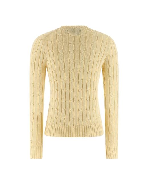 Polo Ralph Lauren Yellow V-Neck Knitwear