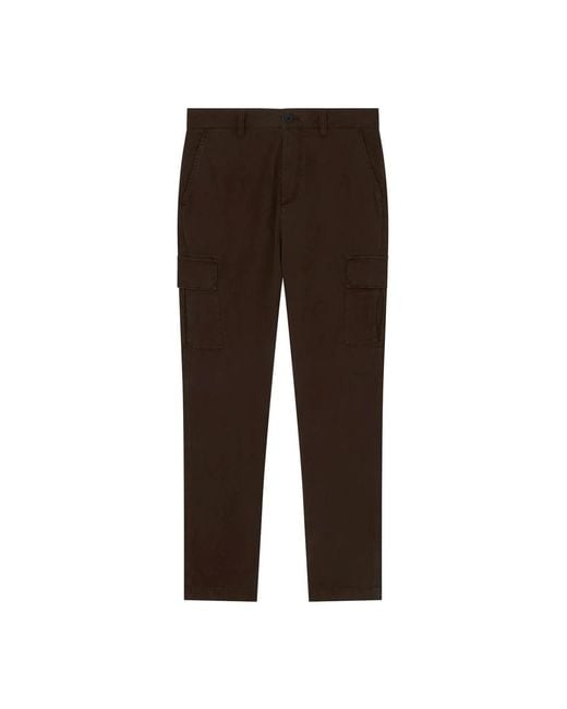 Lyle & Scott Brown Straight Trousers for men