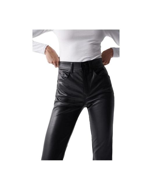 Salsa Jeans Black Wide Trousers