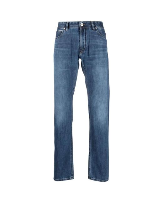 Brioni Blaue straight jeans casual stil in Blue für Herren