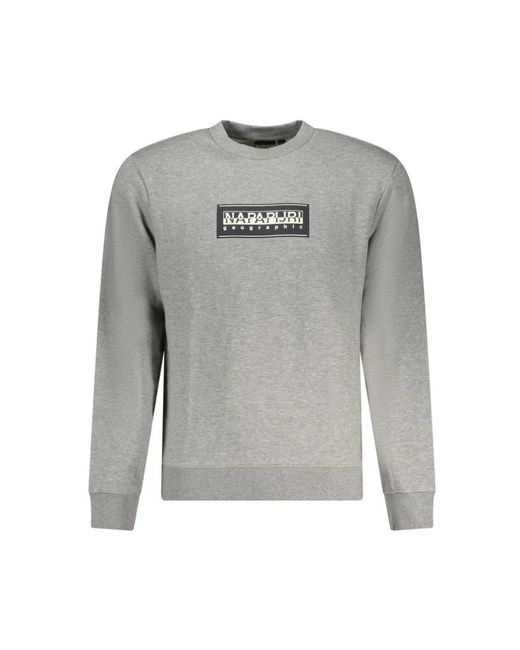 Napapijri Gray Sweatshirts for men