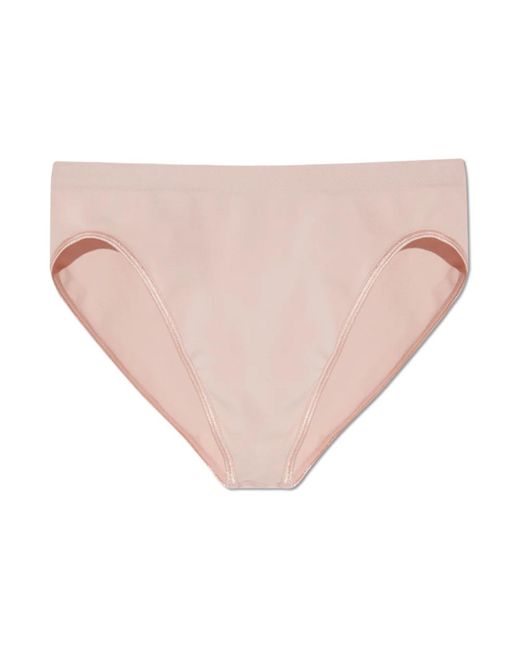 Hanro Ondergoed ,Roze ,Katoen Touch Feeling Midi Slip in het Natural
