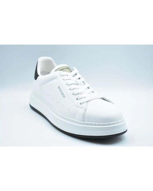 Woolrich Weiße Schnürsneaker Für Männer in White für Herren