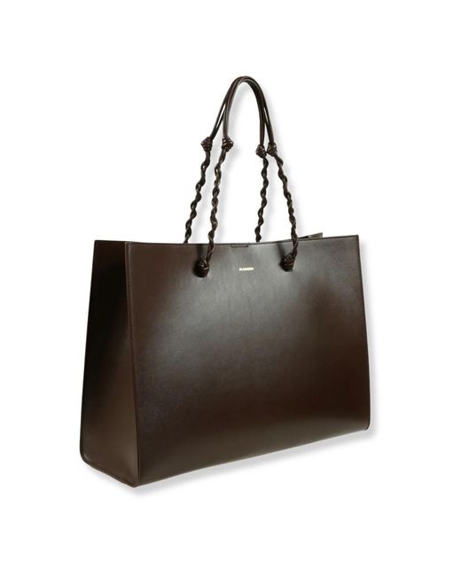 Jil Sander Brown Shopping Bags
