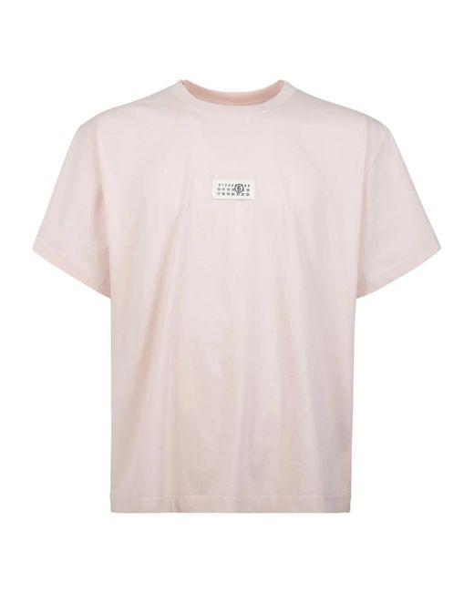 MM6 by Maison Margiela Pink T-Shirts for men