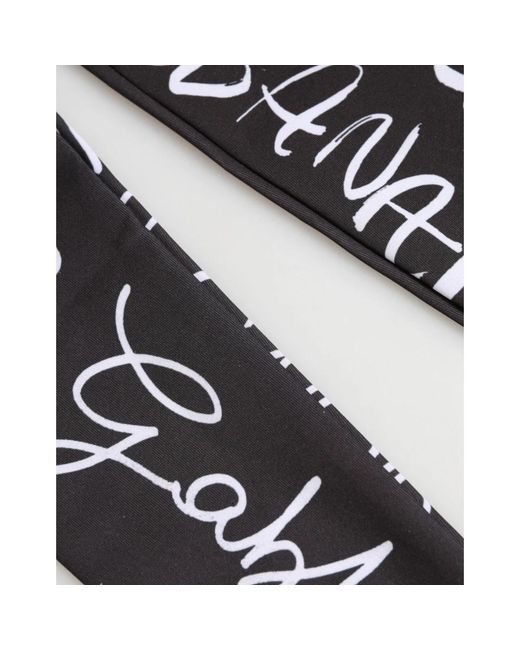 Dolce & Gabbana Black Gloves