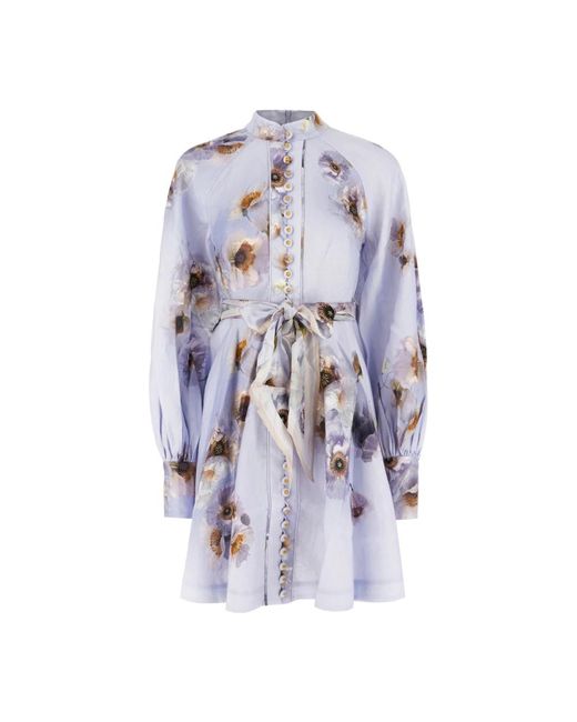 Shirt Dresses Zimmermann en coloris Blue