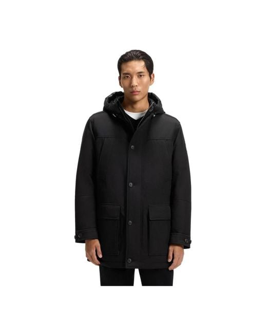 Down Jackets Boss pour homme en coloris Black