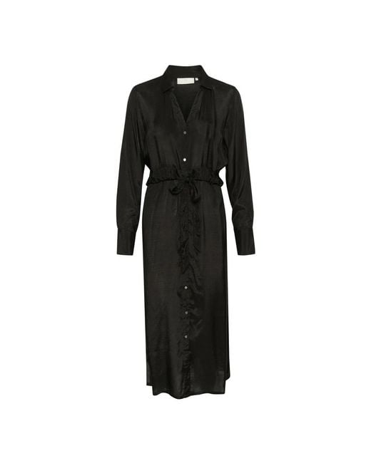 Kaffe Black Shirt Dresses