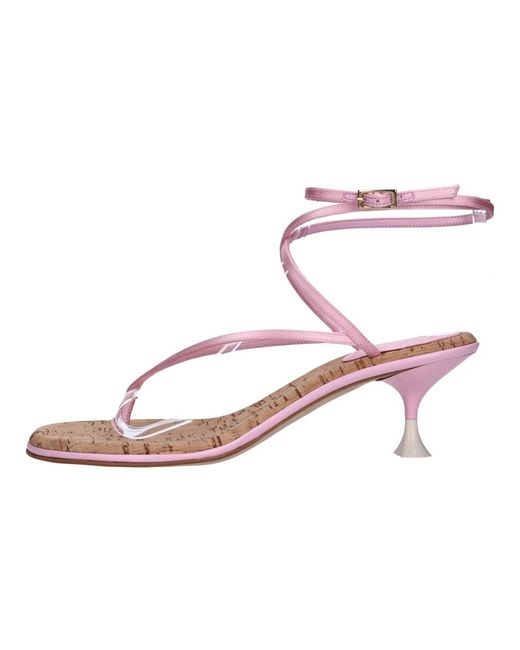 3Juin Pink High Heel Sandals