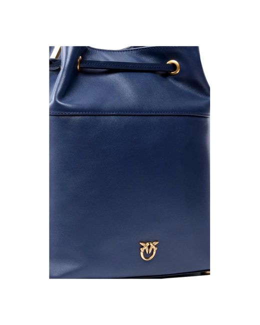 Pinko Blue Bucket Bags
