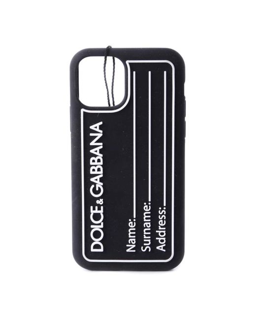 Dolce & Gabbana Black Phone Accessories for men