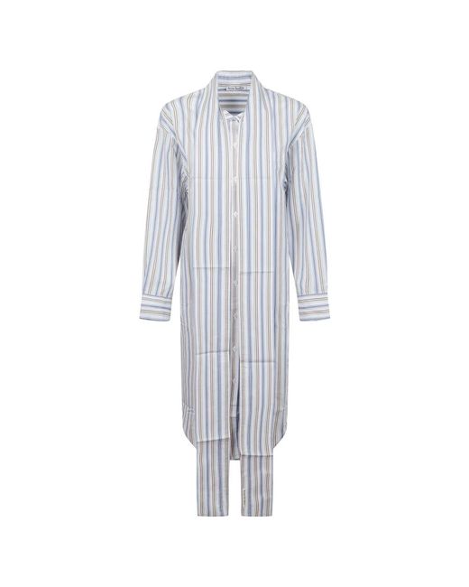 Acne Gray Shirt Dresses