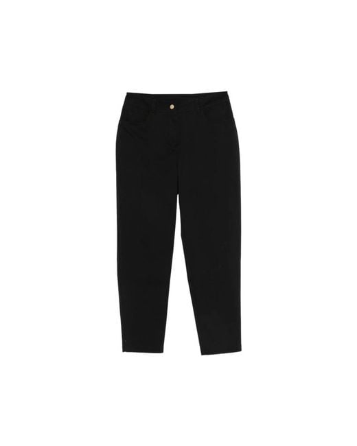 Clips Black Slim-Fit Trousers